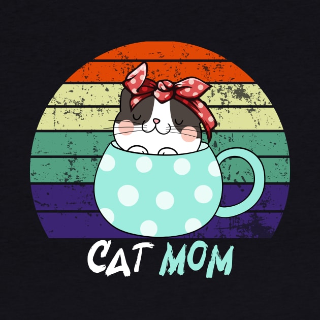 Funny Cat Mom by sevalyilmazardal